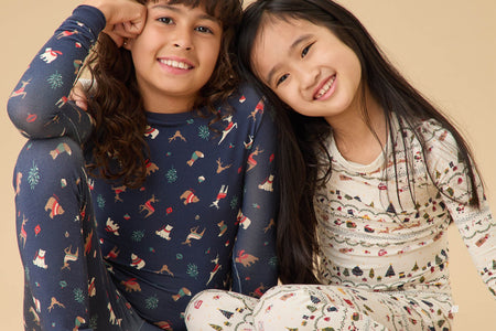 Lovely family in matching PJs from MORI