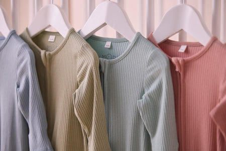 MORI's Front Opening Sleepsuit multipack